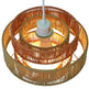 Dorset Pendant Lamp - White And Natural Terracotta EX-STOCK