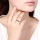 Six-claw paved with diamond luxury ring EX-STOCK Canada 