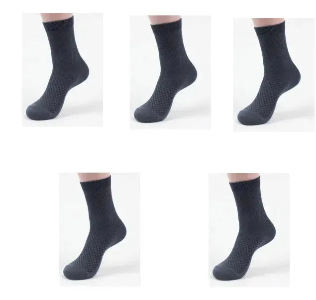 Socks men's new bamboo fiber men's business socks - EX-STOCK CANADA