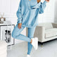 3pcs Women Hoodie Athleisure Outfit set sweatsuit set - EX-STOCK CANADA