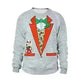 Ugly Christmas Sweater For gift Santa Deer Elf Funny Pullover - EX-STOCK CANADA