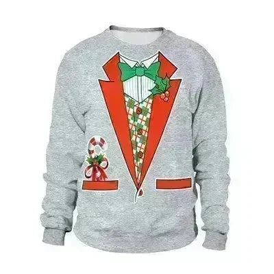 Ugly Christmas Sweater For gift Santa Deer Elf Funny Pullover - EX-STOCK CANADA