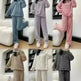 Autumn And Winter New Twist Zipper Couple Fleece-lined Thick Coral Fleece Pajamas Homewear Loungewear Sleepwear For Sleeping - EX-STOCK CANADA