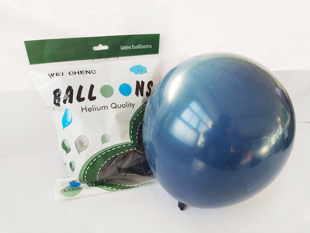 Blue Retro Balloon Wedding & Birthday Party Decorations – Colourful Vintage Balloon Set
