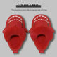 Winter Shark Slippers Detachable Warm Fuzzy Slippers Bedroom House Shoes Women - EX-STOCK CANADA