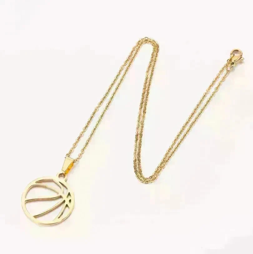 Games stainless steel volleyball necklace for men and women - EX-STOCK CANADA