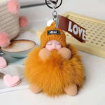 Cute Sleeping Doll Plush Doll Keychain Pendant Backpack Handbag Wallet Accessories - EX-STOCK CANADA