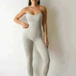 Spaghetti Strap One piece Unitard Bodysuit Jumpsuit - EX-STOCK CANADA