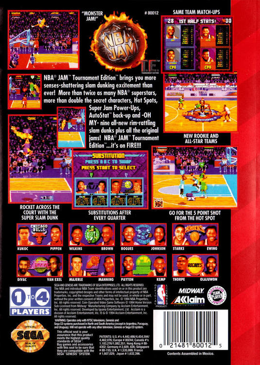 NBA JAM TOURNAMENT EDITION 
