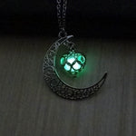 Glowing Pendant Necklaces Silver Plated Chain Necklaces EX-STOCK