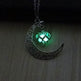 Glowing Pendant Necklaces Silver Plated Chain Necklaces EX-STOCK