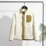 Unisex Solid-Color Fleece Jacket in 6 Colors, Sizes M to 4XL 9