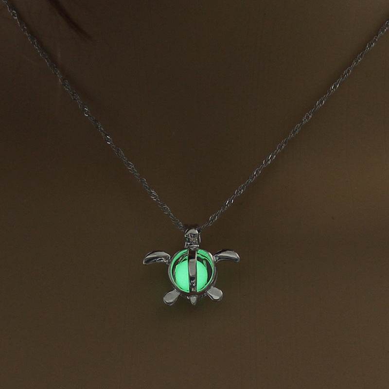 Fashion Moon Natural Glowing Stone Healing Necklace Women Gift Charm Luminous Pendant Necklace Jewelry - EX-STOCK Canada