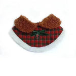 Pet Christmas Cat Hat Bib Dress Up Clothes - EX-STOCK CANADA