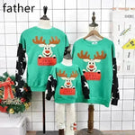 Family Christmas Deer Santa claus sweatshirt - EX-STOCK CANADA