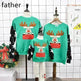 Family Christmas Deer Santa claus sweatshirt - EX-STOCK CANADA
