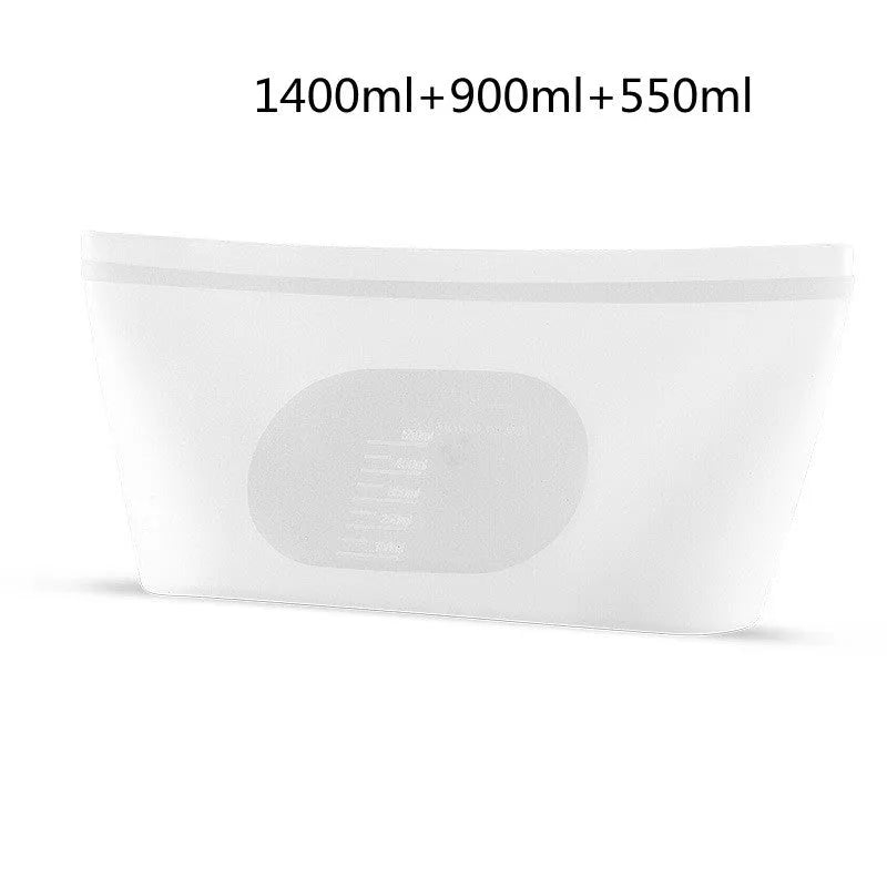 Silicone Refrigerator Food Storage Vacuum Seal Bag - EX-STOCK CANADA
