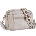 Daily Matching PU Leather Business Commute Zipper Crossbody Bags for women - EX-STOCK CANADA