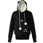 Bordado femenino big pocketwandie sudaderas otoño sudadera de invierno