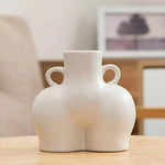 Artificial human body art dry flower vase - EX-STOCK CANADA