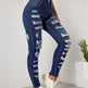 2025 Women's Ripped Tight Cropped Pants, New High Stretch Jeans, Fashionable And Versatile Street Style, Slim Fit Design, Women's Jeans And Clothing EX-STOCK Canada 