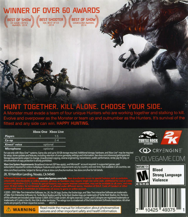 Evolve (server chiuso) 