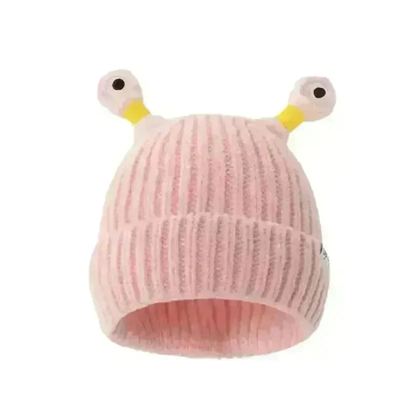 New Cute Luminous Fall Winter Warm Ear Protection Wool Cartoon All-matching Knitted Beanie Hat - EX-STOCK CANADA