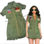 Female spy costume game uniform EX-STOCK
