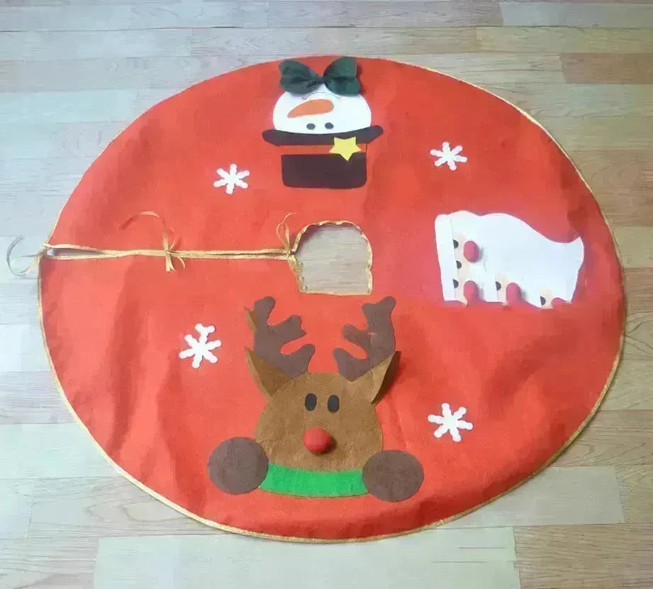 Christmas Tree Skirt High Grade Hotel Christmas Decoration Tree Skirt Layout - EX-STOCK CANADA