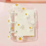Kawaii Mini 3 Hole Daisy Notebook Planner Organizer Binder