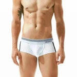 Men's Underwear Low Waist Cotton Seamless Boxer Briefs