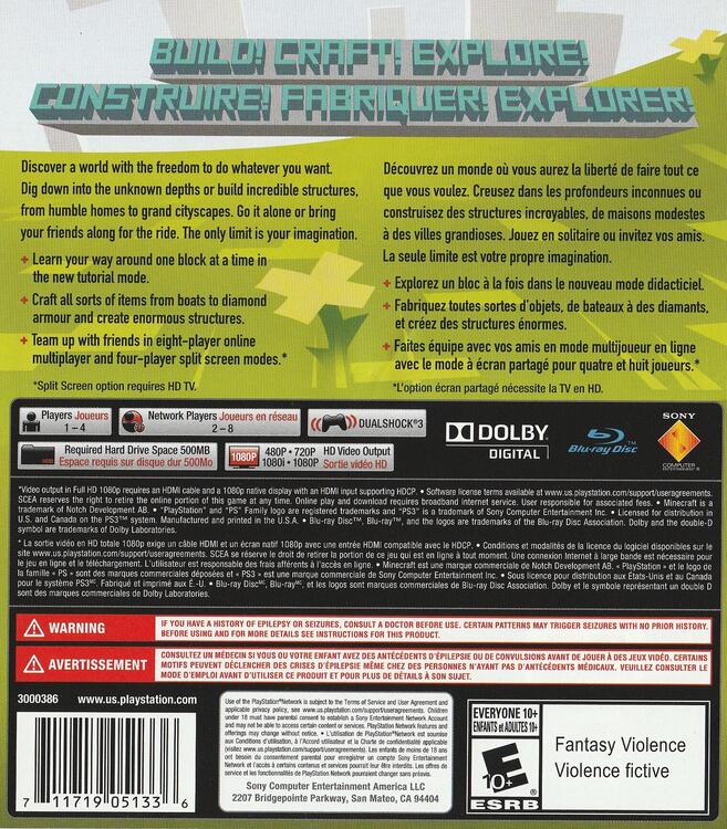 Minecraft: Edición PlayStation 3 