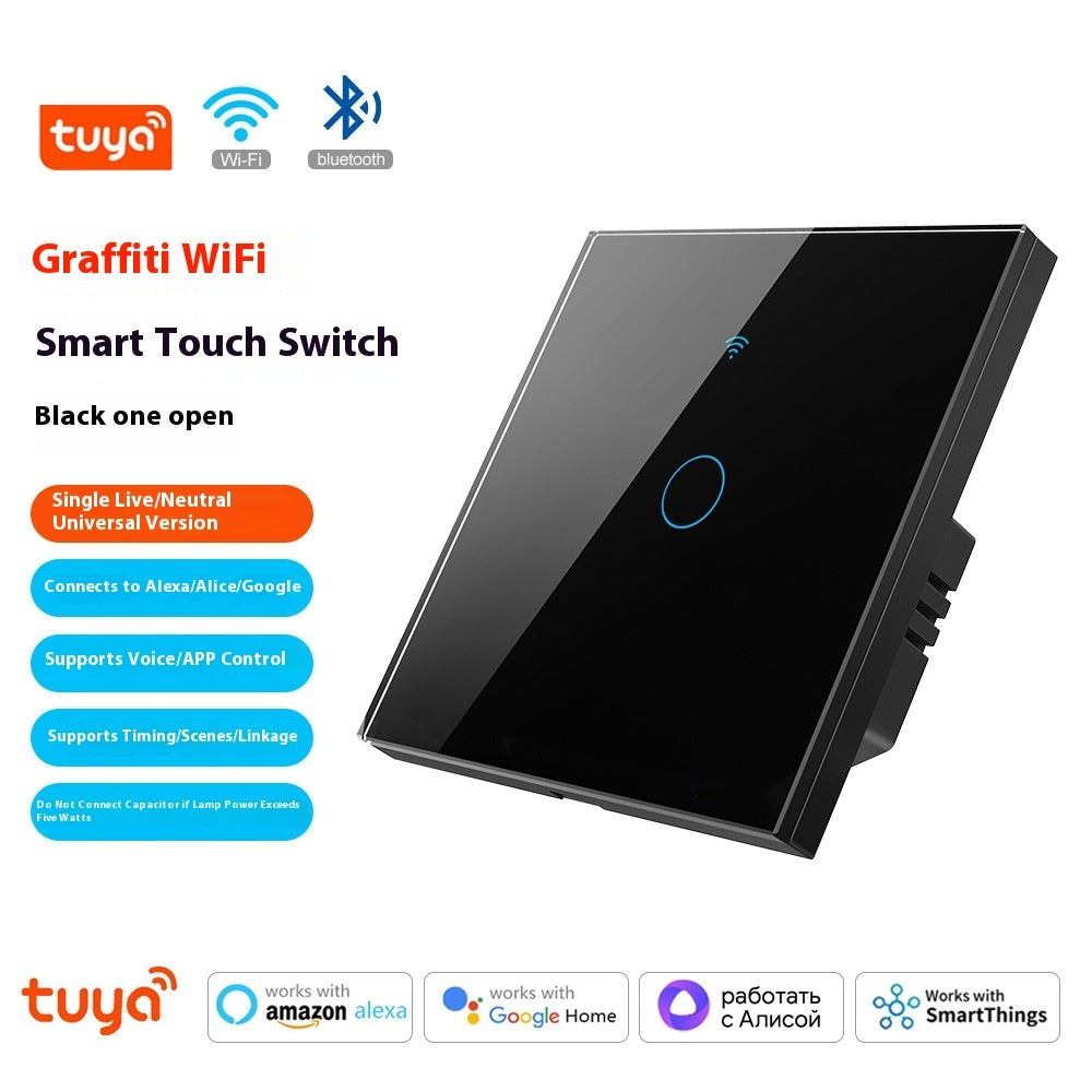 WiFi Smart Touch Switch Panel with App and Voice Control