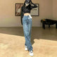 Plus Size Wide Legs Baggy Jeans Pant For Women Autumn And Winter - EX-STOCK CANADA