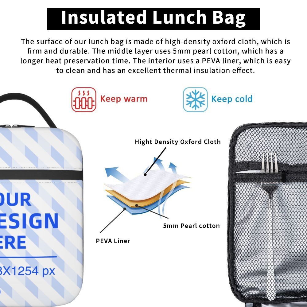 Lunch Bag For Kids - Customized, Best gift to kids in Back to school. EX-STOCK