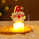 LED Electronic Candle Lights Christmas Trees Santa Claus Snowmen Creative Candles Small Night Lights Home Decorative Ornaments EX-STOCK Canada 