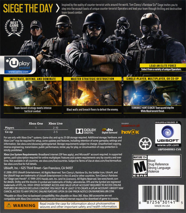 Tom Clancy's Rainbow Six Siege 