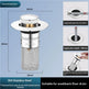 Copper Mesh Sink Drain Filter & Deodorant Cap — Washbasin Strainer (6 Styles)