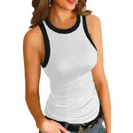 Plain Round Neck Slim fit Vest top For Women - EX-STOCK CANADA