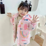 New Style Children's Down Jacket Middle Long Cute Thickened Cotton - EX-STOCK CANADA