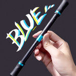 Blue Pen Spinning Trick Pen – Finger Flexibility Training Toy for Students & Beginners