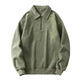 Autumn Winter Fashion Lapel Half-zip fleece Sweatshirt Pullover tops for Men - EX-STOCK CANADA