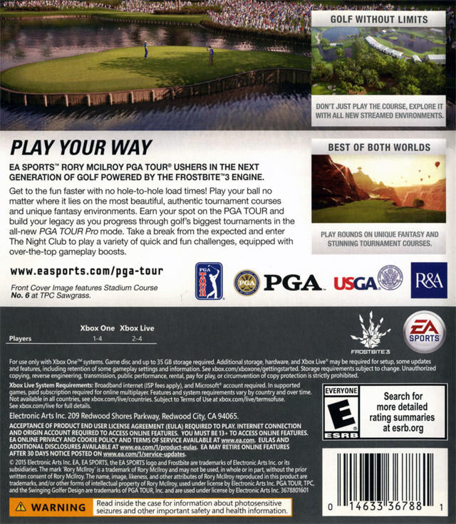 RORY McILROY  -  PGA TOUR 