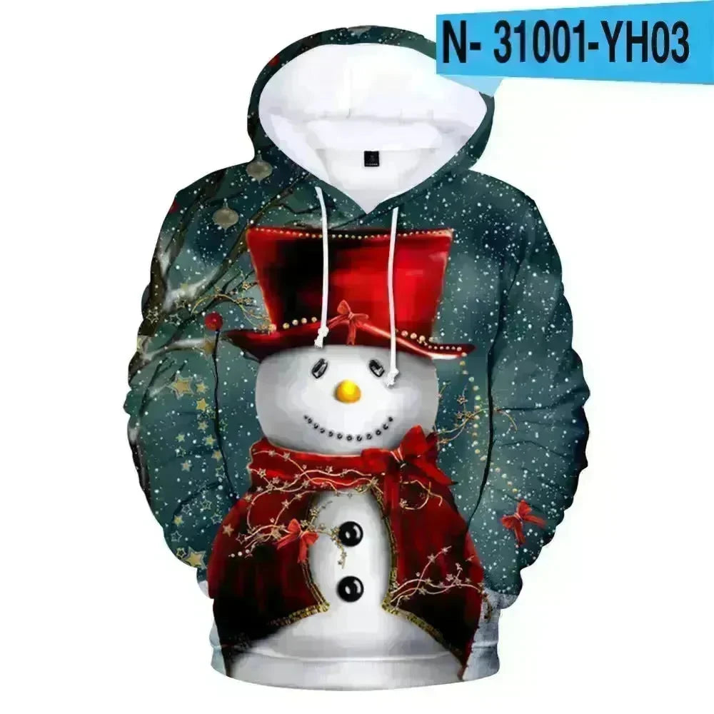 New Funny Christmas Printed Hoodie sweatshirt - EX-STOCK CANADA