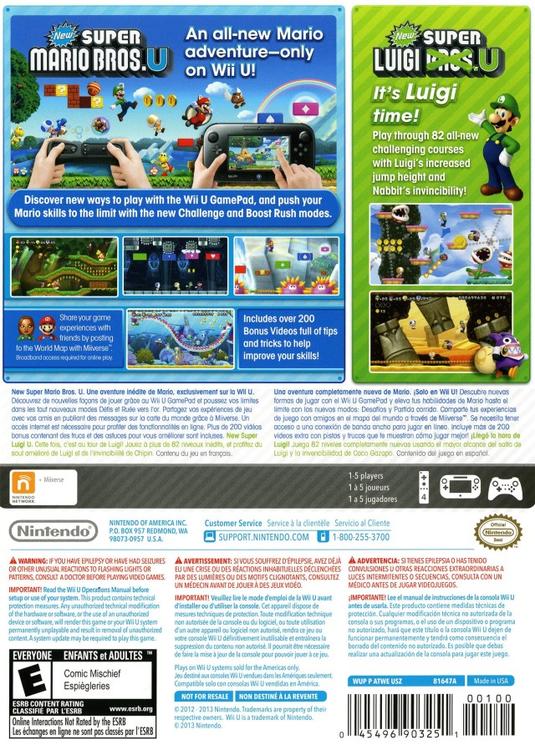 NEW SUPER MARIO BROS. U + NEW SUPER LUIGI U 