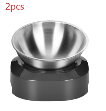 Pet Stainless Steel Bowl Pet Double Night EX-STOCK Canada 
