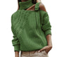 Winter women sweater leopard stitching sweater | EX-STOCK product gallery photo 11