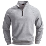 European And American Half Zipper Sweater Stand-up Collar All-match Fleece Men's Sweater Top EX-STOCK Canada 