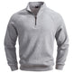 European And American Half Zipper Sweater Stand-up Collar All-match Fleece Men's Sweater Top EX-STOCK Canada 
