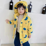 New Style Children's Down Jacket Middle Long Cute Thickened Cotton - EX-STOCK CANADA